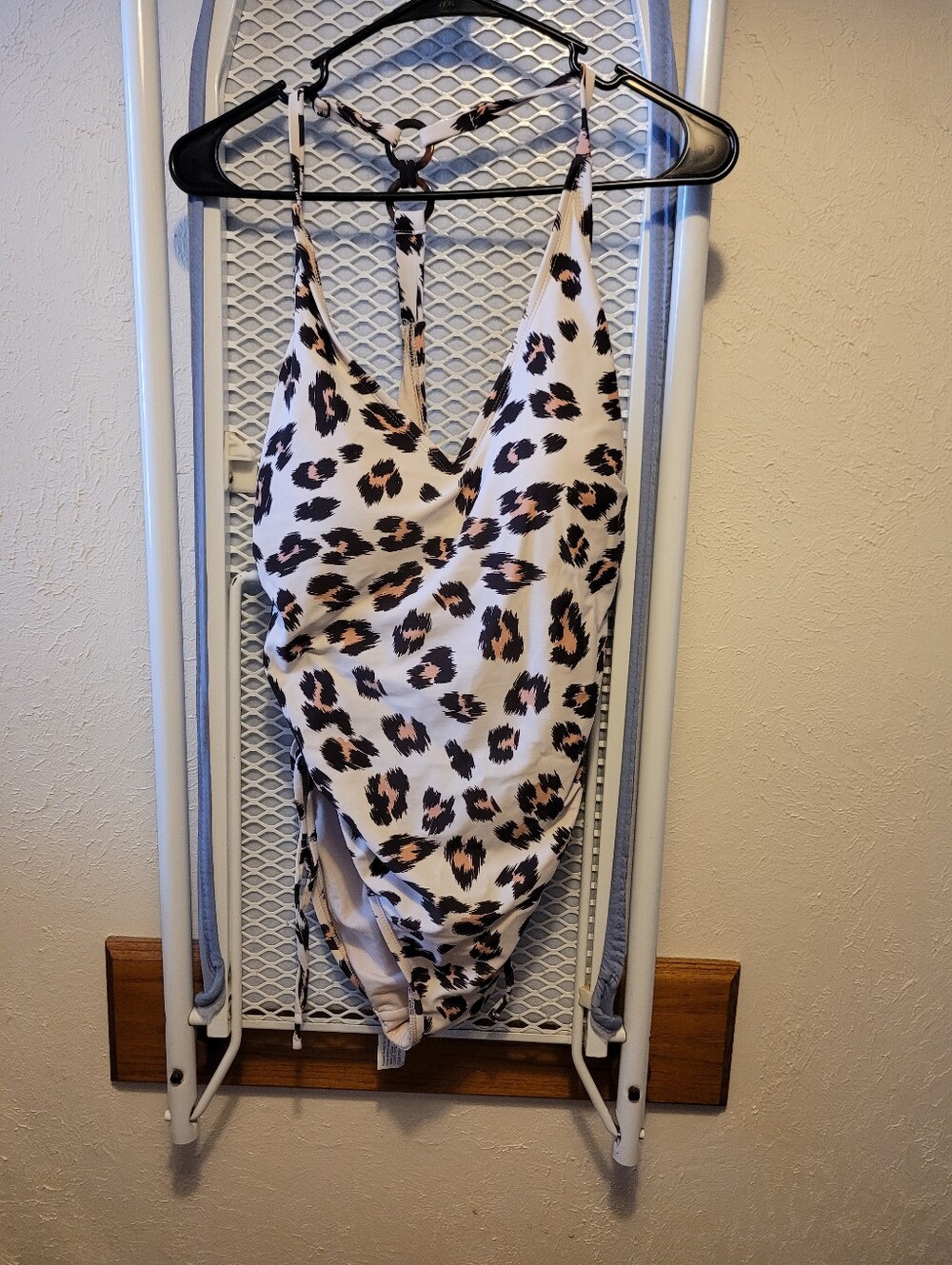 Kona Sol Leopard-Print One-Piece Swimsuit - Cream, Brown & Black